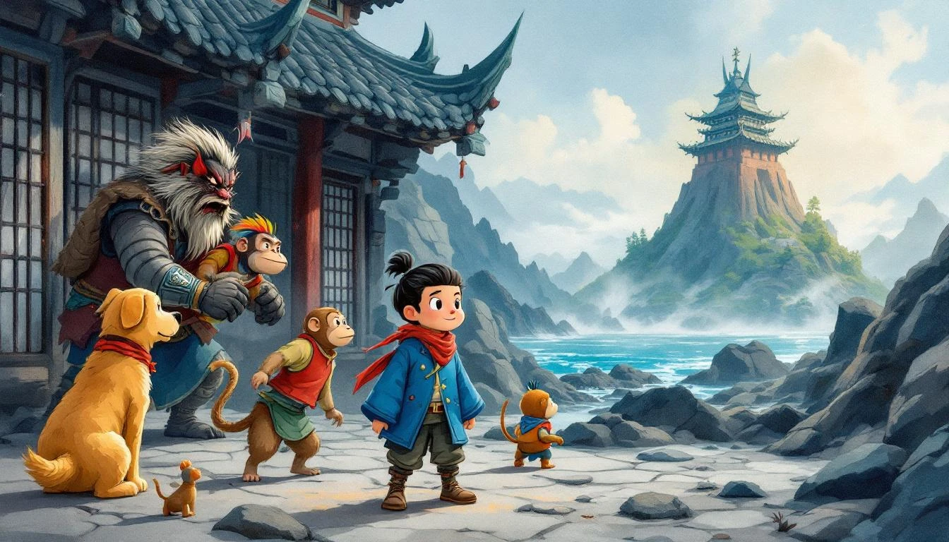 The Battle with the Oni