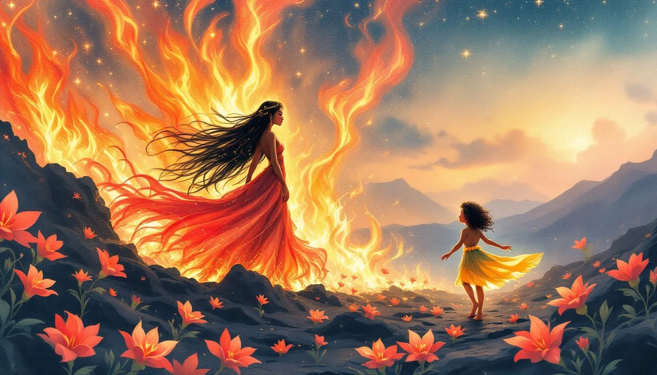 The Most Beautiful Fire Flowers