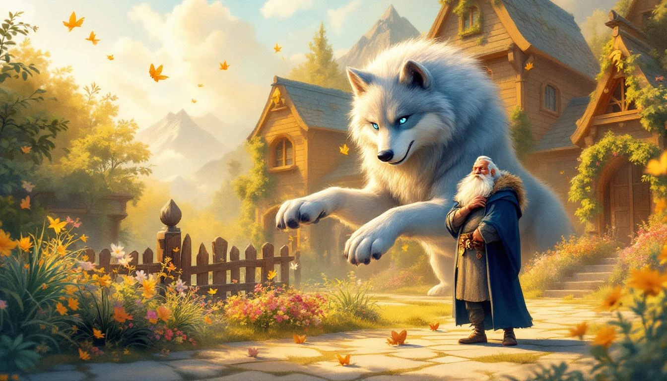 The Wolf Pup Who Grew and Grew