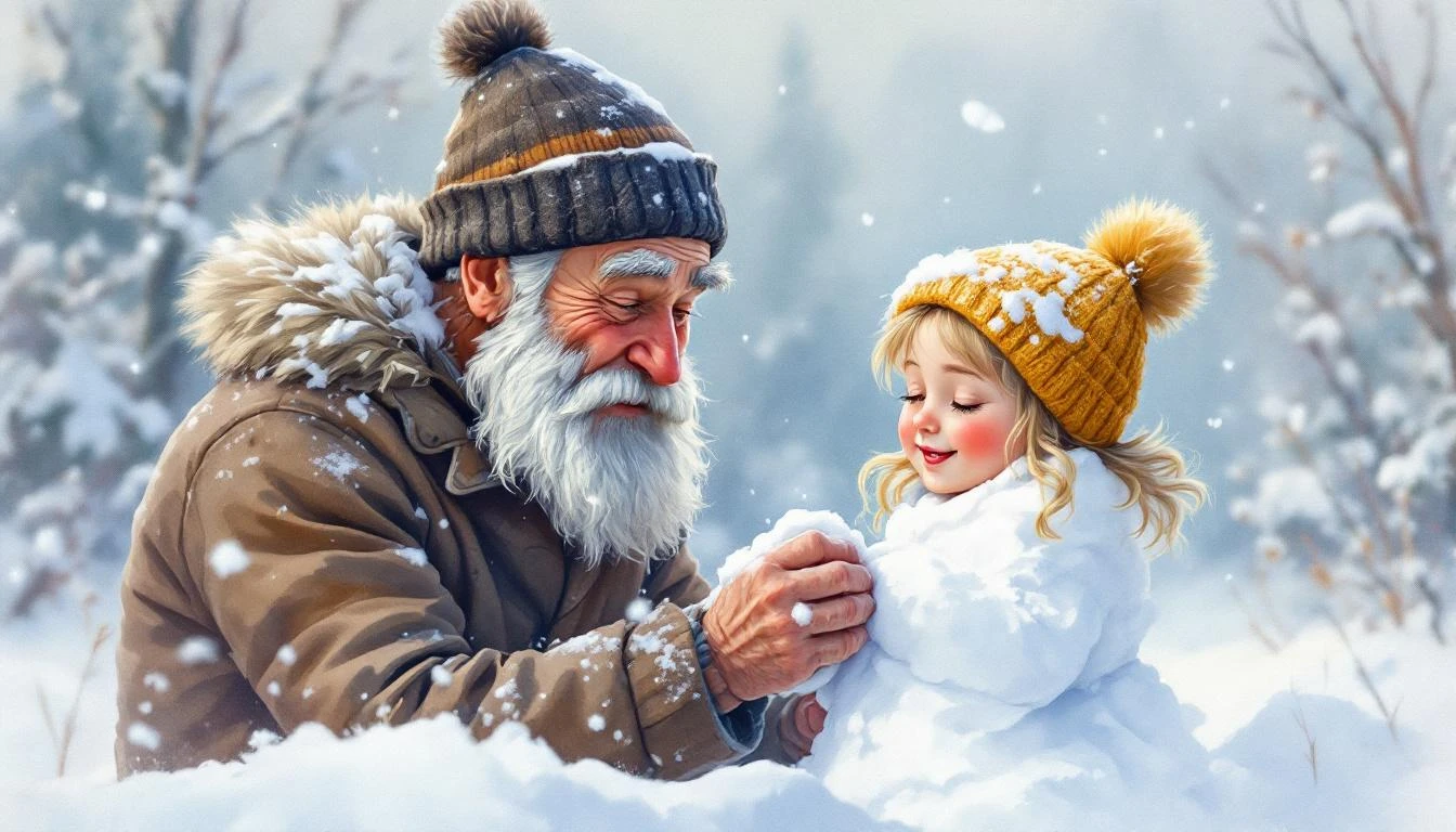 Building a Snow Girl